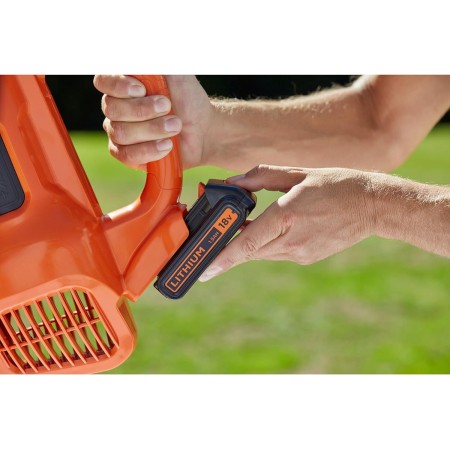 Soffiatore Black & Decker con Batteria a Litio Soffia Foglie per Giardino
