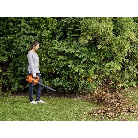 Soffiatore Black & Decker con Batteria a Litio Soffia Foglie per Giardino