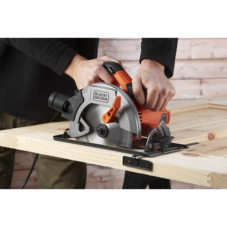 Sega Circolare Black & Decker Tagli Precisi 1500W con Protezione Lama