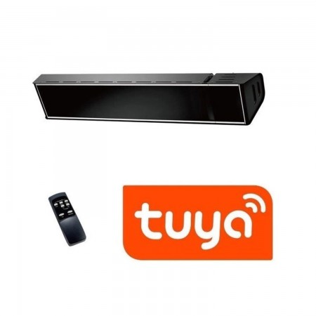 Stufa da Parete WiFi Alogena 2000W Riscaldamento per Esterno con Timer