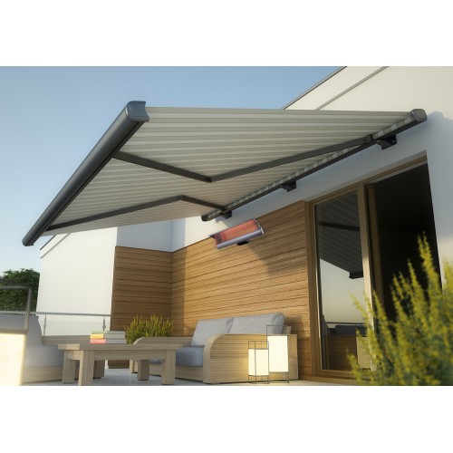 Stufa Infrarossi da Parete da 2000W Riscaldatore da Esterno Elettrico