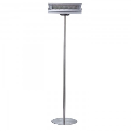 Stufa a Infrarossi da Terra 2000W Riscaldatore Esterno con Piantana