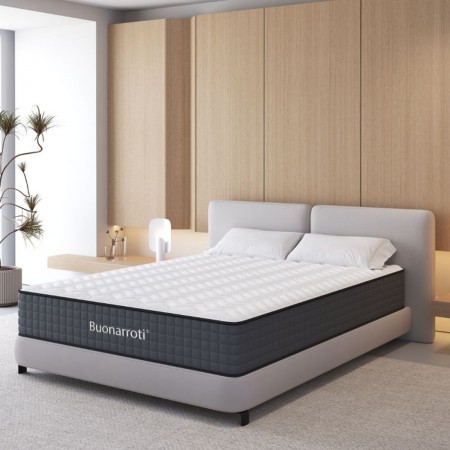 Materasso Letto Matrimoniale 140x190 a Due Piazze Memory Foam Morbido