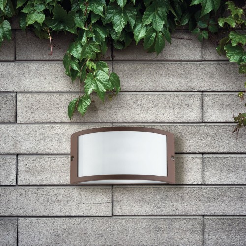 Applique da Esterno Punto Luce per Giardino Faretto in Alluminio Bronzo