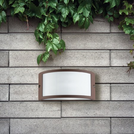 Applique da Esterno Punto Luce per Giardino Faretto in Alluminio Bronzo