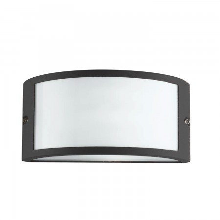 Applique da Esterno in Alluminio Nero Punto Luce Faretto per Giardino
