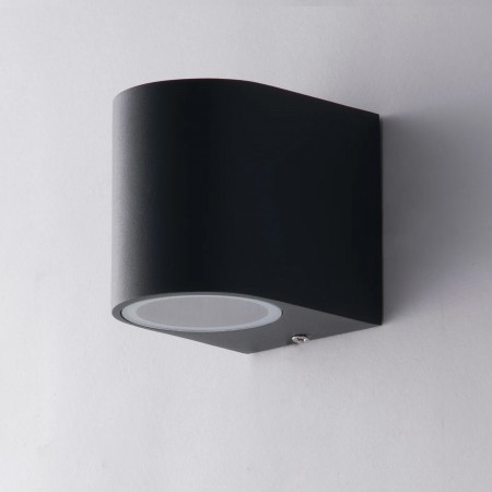 Faretto a Parete da Esterno Punto Luce Applique in Alluminio Antracite