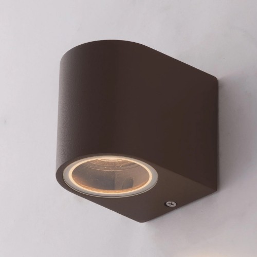 Faretto a Parete in Alluminio Bianco da Esterno Punto Luce Applique