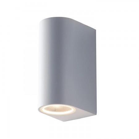 Faretto 2 Punti Luce a Parete da Esterno Applique in Alluminio Antracite