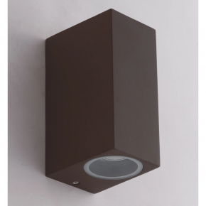 Faretto a Parete da Esterno Applique in Alluminio Bronzo 2 Punti Luce 2