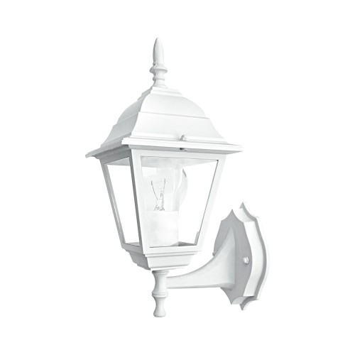 Lanterna da Esterno Applique a Muro Elegante in Allumino Bianco Luce