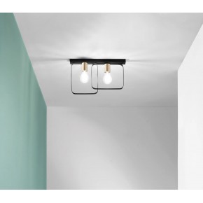 Plafoniera a Soffitto Lampada Intec Moderna Lampadina E27 Luce per Interno 2