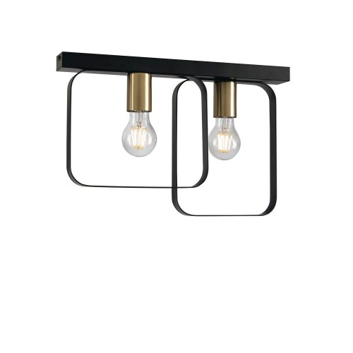 Plafoniera a Soffitto Lampada Intec Moderna Lampadina E27 Luce per Interno