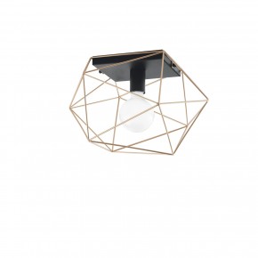Lampada a Soffitto Moderna Plafoniera Oro Intec con Punto Luce E27
