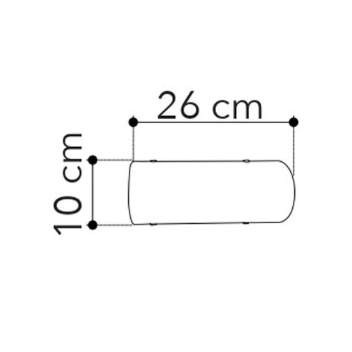 Lampada da Parete Luce Applique in Vetro per Interno Bianca Lampadina E27