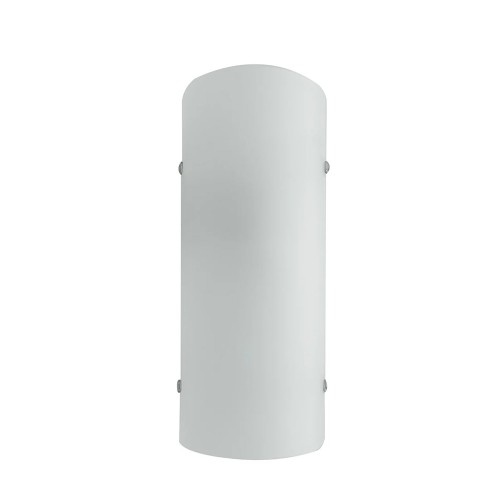 Lampada da Parete Luce Applique in Vetro per Interno Bianca Lampadina E27