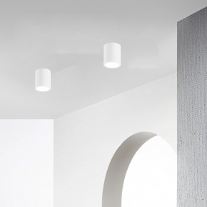 Plafoniera in Gesso Verniciabile Lampada da Soffitto Faretto Bianco 2
