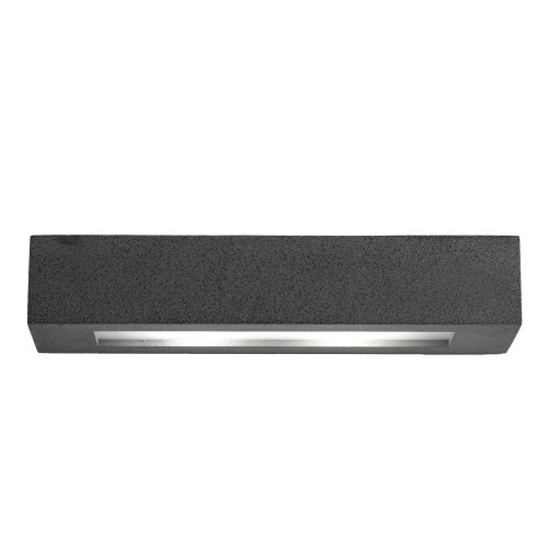 Lampada a Muro Applique Rettangolare Cemento Luce da Parete Interno