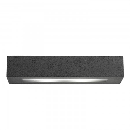 Lampada a Muro Applique Rettangolare Cemento Luce da Parete Interno