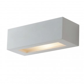 Applique Rettangolare Luce da Parete Intec Lampada a Muro Verniciabile