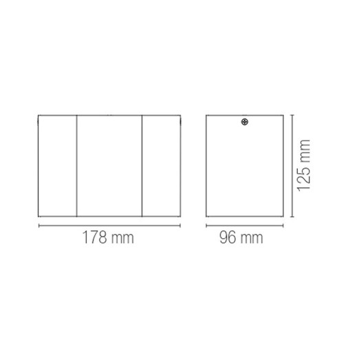 Lampada Intec a Soffitto Faretti Orientabili Plafoniera Rotonda Bianca