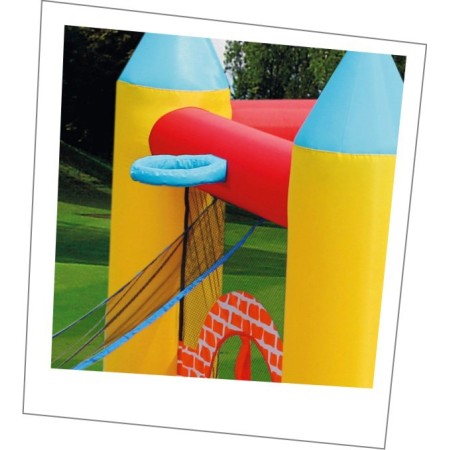 Gioco Gonfiabile Castello Saltarello Scivolo per Bambini Pompa Motore Gigante