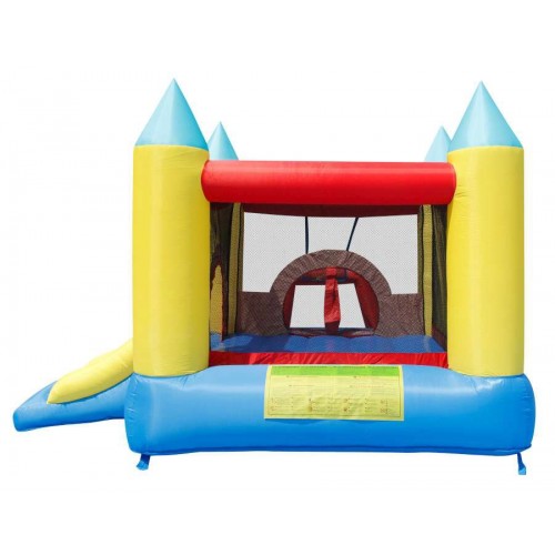 Gioco Gonfiabile Castello Saltarello Scivolo per Bambini Pompa Motore Gigante