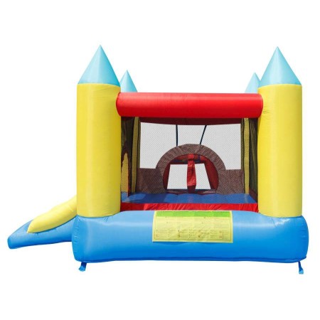 Gioco Gonfiabile Castello Saltarello Scivolo per Bambini Pompa Motore Gigante