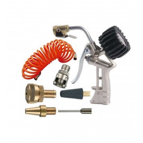 Kit Accessori per Compressore con Pistola Gonfiaggio per Pneumatici