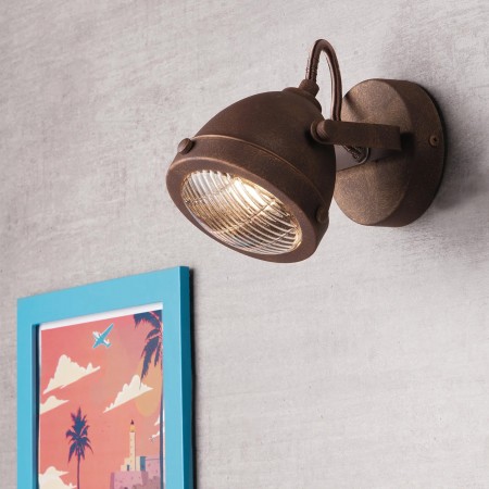 Faretto Orientabile Applique Moderna Lampada da Parete per Interno