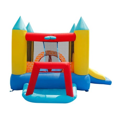 Gioco Gonfiabile Castello Saltarello Scivolo per Bambini Pompa Motore Gigante