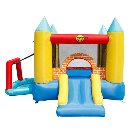 Gioco Gonfiabile Castello Saltarello Scivolo per Bambini Pompa Motore Gigante