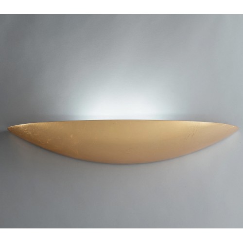 Luce da Parete Intec Lampada a Muro Applique in Foglia Oro da Interno