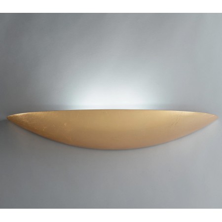 Luce da Parete Intec Lampada a Muro Applique in Foglia Oro da Interno
