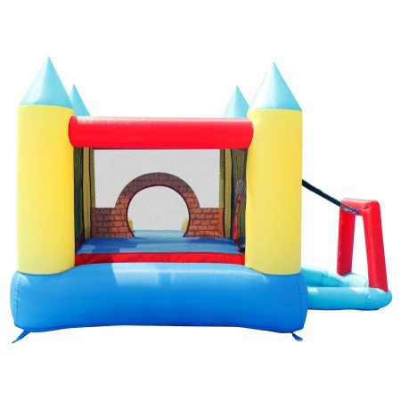 Gioco Gonfiabile Castello Saltarello Scivolo per Bambini Pompa Motore Gigante