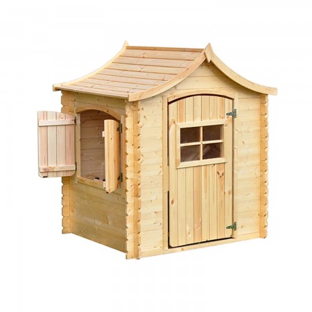 Casetta per Bambini Gioco all'Aperto Casa Timbela in Pannelli di Legno