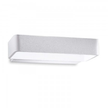 Luce da Parete Intec Applique da Interno Lampada Bianca Elegante a LED