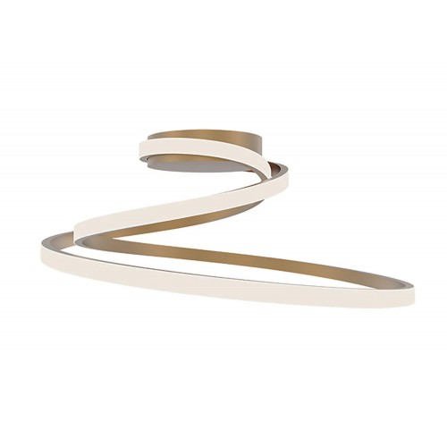 Plafoniera a Soffitto da Interno Oro Intec Moderna Lampada a LED CCT