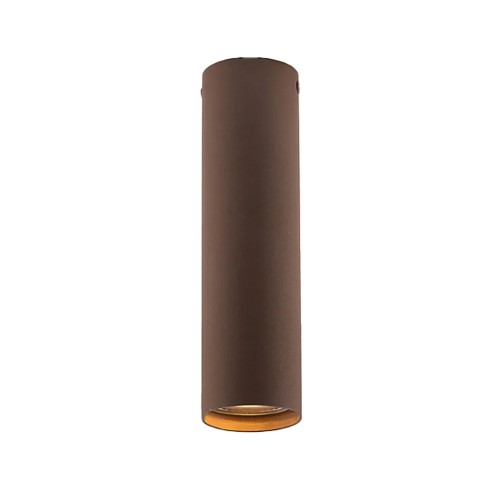 Punto Luce Tubolare Bronzo Plafoniera in Metallo Faretto da Soffitto