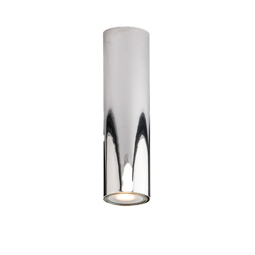 Punto Luce Tubolare Faretto da Soffitto Plafoniera in Metallo Cromo
