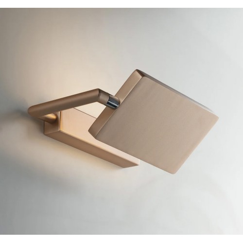 Applique Oro da Interno Regolabile a LED Lampada Orientabile a Muro Intec
