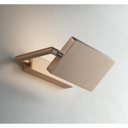 Applique Oro da Interno Regolabile a LED Lampada Orientabile a Muro Intec