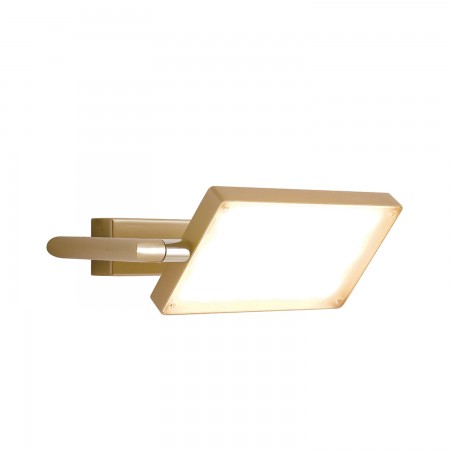 Applique Oro da Interno Regolabile a LED Lampada Orientabile a Muro Intec