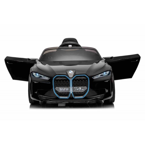Macchina BMW i4 per Bambini a Batteria Auto Nero Metallizzata Elettrica
