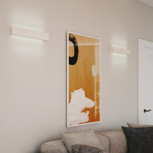Luce da Parete Intec Applique da Interno Lampada Bianca Elegante a LED