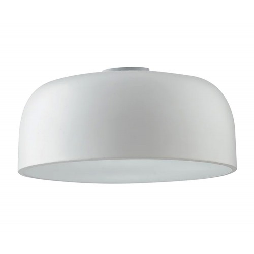 Plafoniera in Metallo Lampada a Soffitto con Diffusore Luce Design Moderno