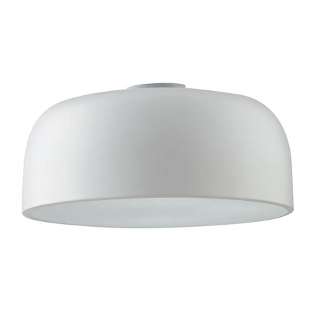 Plafoniera in Metallo Lampada a Soffitto con Diffusore Luce Design Moderno