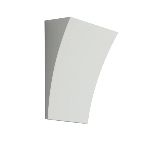Applique da Interno Lampada Bianca Verniciabile Luce da Parete Intec