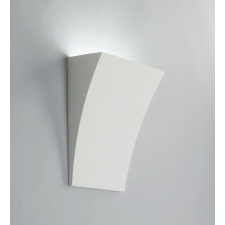 Applique da Interno Lampada Bianca Verniciabile Luce da Parete Intec