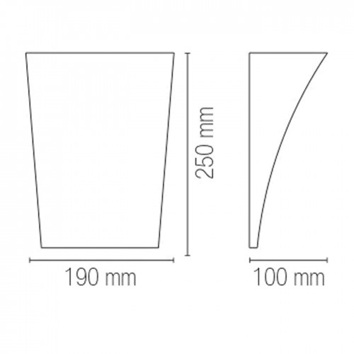 Applique a Muro da Interno Lampada in Foglia Oro Luce da Parete Intec